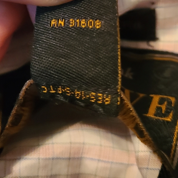 (1126) Jos. A. Banks Men's Classic Oxford Dress Shirt, Size: Small Color: Stripe - Picture 8 of 14